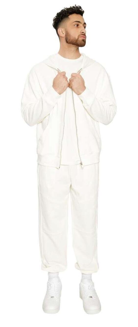 Naked Wardrobe No Sweat Pants Mens Medium White New